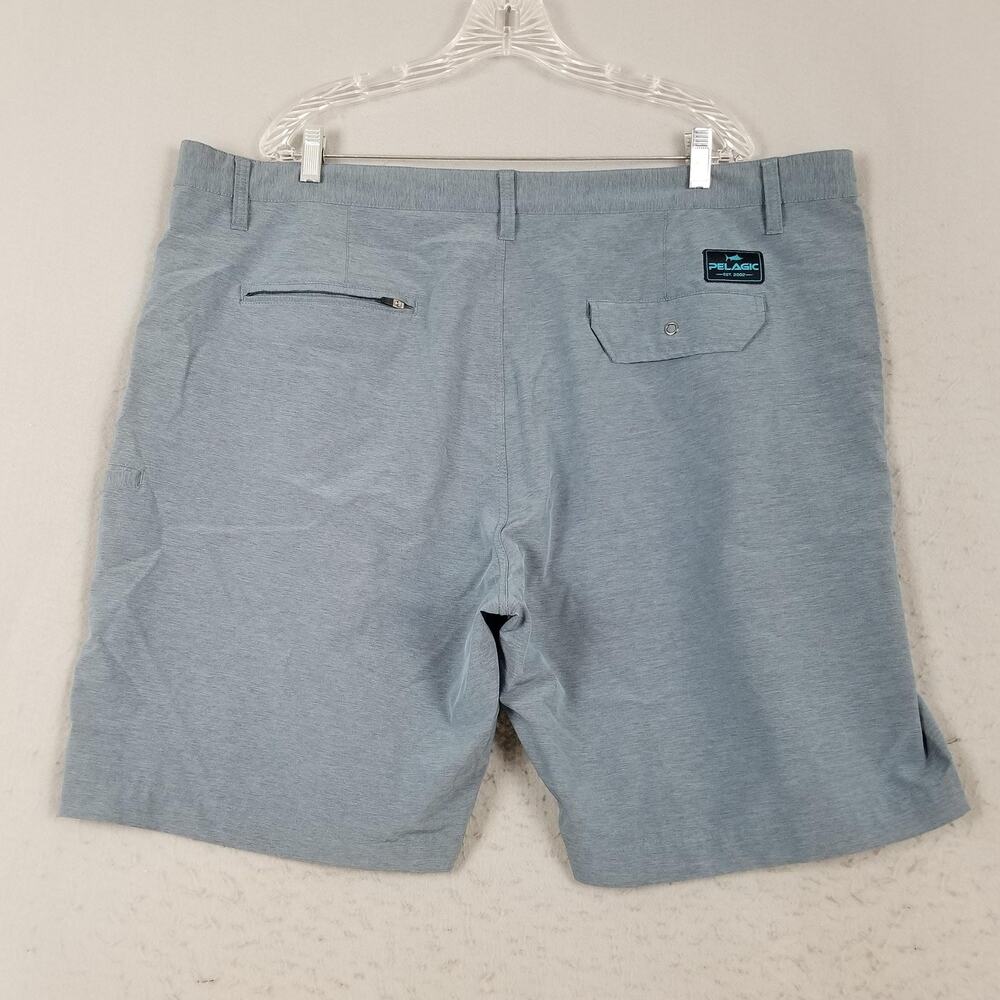 Pelagic Mako Hybrid Shorts Mens 44 Blue Fishing Performance Stretch Quick Dry - Picture 6 of 14